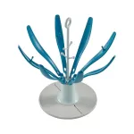 BEABA ที่คว่ำขวดนม Flower foldable drying rack - BLUE