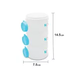 Nanny, milk powder storage, 3 -layer portable milk powder bottle, can be removed. 24 ounces. There are BPA Free.