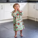 6 -month -5 -year -old stainless shirt Toddler Bib Pistachino Green