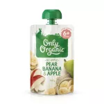 Transfer, organic, Pearl, bananas & apples, organic supplements for children aged 6 months - 3 years