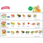 Hooray! Baby supplements are ready to eat for children 10 months or more, a total of 6 flavors, 140 grams -6 pieces.