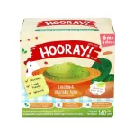Hooray! Baby supplements are ready to eat for children 6 months or more, a total of 4 flavors, 140 grams -6 pieces.
