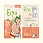 Jasmine brown rice soup and rice berry rice, semi -organic, semi -ready -made chicken, vegetables, combined vegetables and apples.