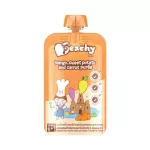 PEACHY Baby Dietary Supplements, Liquid Food, aged 6 months and older, mangoes, juice, sweet potato and carrots, packed 3 sachets