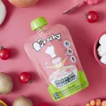 PEACHY Baby Dietary Supplements, Liquid Food, Age 7 months and over the flavor of chicken stew and tomatoes, packed 3 sachets