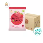 Sell ​​48 sachets. Welze-Dried Strawberry 14g, crispy strawberry 14g. Welb-Children's dessert snacks. Free healthy desserts without oil