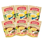 Hooray Soup, 3 vegetable broth, seaweed soup, O