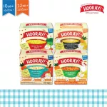 Hooray! Ready -to -eat child supplements for children 10 and 12 months or more, a total of 4 flavors, 140 grams -4 pieces.