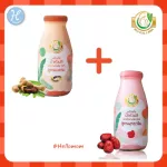 Milk Plus & More Milk Plus and Mor. 12 bottles / 24 bottles of tamarind+Phutthanee Concentrated banana blossom water mixed with 100% natural dates, adding milk after birth.