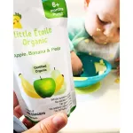 Little étoile Organic, organic food supplement, apples, bananas and pears
