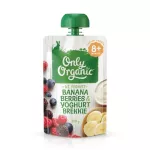 Transport, organic bananas, berry & organic supplements For children aged 8 months - 3 years
