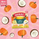 Hooray! Baby supplements are ready to eat for children 6 months or more, a total of 4 flavors, 140 grams -10 pieces.