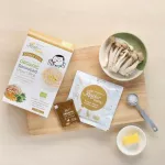 อาหารเสริมเด็ก 10 เดือน ข้าวกล้องงอก ผสมผักโขมและฟักทอง บรรจุ 5 ซอง Xongdur Baby ซองเดอร์ เบบี้