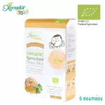 Baby supplement, 10 months, germinated brown rice, spinach and pumpkin, filling 5 sachets, Xongdur Baby Baby envelope