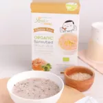 อาหารเสริมเด็ก 10 เดือน ข้าวกล้องงอก ผสมผักโขมและฟักทอง บรรจุ 5 ซอง Xongdur Baby ซองเดอร์ เบบี้