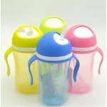 Baby water, children's water bottle, size 10 ounces, 4 colors, does not suck, does not flow