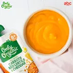 Only Organic Carrot Food, Red Bean Carrot & Mushroom Carrot Red Lentils & Cheddar Baby Supplement For children aged 6 months or more