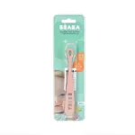 BEABA Ergonomic 1st Age Silicone Spoon - Vintage Pink