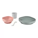 BEABA Silicone Meal Set 4 PCS - EUCALYPTUS