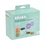BEABA Set Starter Food Storage Set - 6 Clip Portions 2x90 ML + 4x150 ml