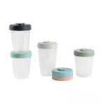 BEABA Set Toddler Food Storage Set - 6 Clip Portions 6x250 ml