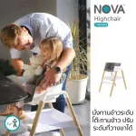 Tutti Bambini Nova Highchair เซตเก้าอี้ทานข้าวเด็ก ปรับได้ 7 แบบ