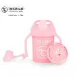 Twistshake Mini Cup แก้วหัดดื่มสำหรับเด็ก ป้องกันการหกเลอะเทอะ และป้องกันการสำลักน้ำ 230ml  สีชมพู/Pastel Pink