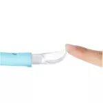 Round handle, baby spoon, deep bottom, spoon, soup, soft tip