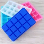 15 frozen silicone holes, soaking baby food, dietary supplements With silicone lid