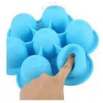 Silicone blocks block ice, soaking baby food, soaked in a circle supplement, 7 channels with lid