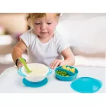 Baby food bowl, baby rice bowl, baby rice bowl with non -slip vacuum tires