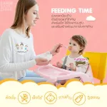 เก้าอี้หัดนั่งเด็ก เก้าอี้กินข้าว เก้าอี้กิจกรรมเด็ก ที่นั่งเด็ก มีล้อ มีถาดอาหาร มีสายลาก สายนิรภัย BABY CHAIR A300