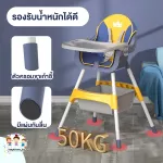 เก้าอี้เด็ก เก้าอี้กินข้าว เก้าอี้หัดนั่ง High Chair ปรับระดับได้สูง-เตี้ย มี่ที่ใส่ของ สายนิรภัย 5ทาง