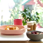 Beaba Silicone Meal Set 4 PCS - Pink