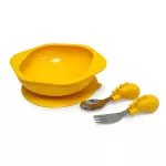 Marcus & Marcus Toddler Mealtime Set - เซ็ตชามก้นดูดและช้อนส้อม