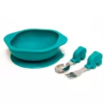 Marcus & Marcus Toddler Mealtime Set - เซ็ตชามก้นดูดและช้อนส้อม