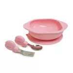 Marcus & Marcus Toddler Mealtime Set - Set of the bottom and utensils.