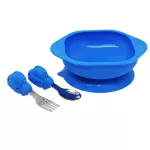 Marcus & Marcus Toddler Mealtime Set - เซ็ตชามก้นดูดและช้อนส้อม
