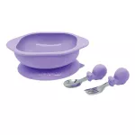 Marcus & Marcus Toddler Mealtime Set - เซ็ตชามก้นดูดและช้อนส้อม