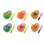 Baby rice bowl, fed food with lid