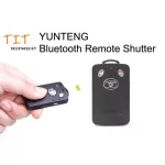 YUNTENG รีโมตคอนโทรล Bluetooth ระยะไกล 10 เมตรสำหรับ iPhone / iPad และโทรศัพท์ระบบ Android โทรศัพท์ทุกรุ่น