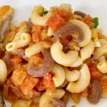 2 types of organic brown rice pasta