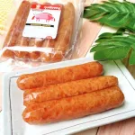 1y+ Chinese sausage for round children. There are 2 flavors of fish and pork flavor.