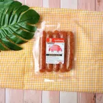 1y+ Chinese sausage for round children. There are 2 flavors of fish and pork flavor.