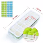 14 holes, silicone blocks, ice blocks, baby food, dietary supplements with lid
