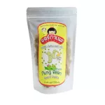 Pasta, organic green beans, organic seal