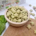 Wel-B Organic Rice Puffs with Spinach 56G Jasmine Rice Crispy Crispy Crispy Sea Tin B. 56 grams - Children's dessert, 100% organic melting. Free Allergens.