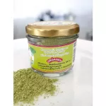 Rocker powder mixed with spinach and sweet corn for organic children.