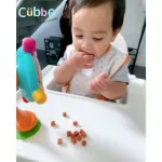 100% crispy fruit candy, CUBBE eyebrow, crispy fruit The tiny Taoist shape is easy to chew, not hard for children 8 months or more.