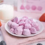 Sell ​​24 boxes. WEL-B Freeze-Dried Yogurt Mixed Berry 42g. 42G Rice Berry - Children's dessert snacks Free healthy desserts